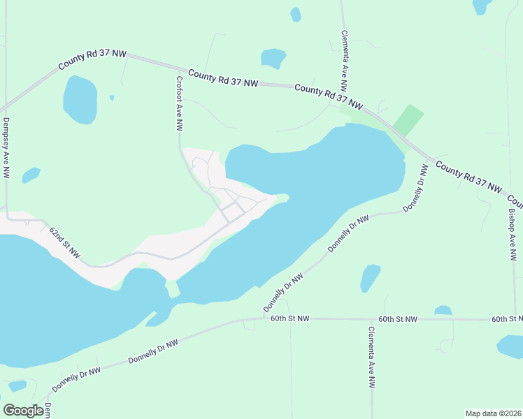 map of restaurants, bars, coffee shops, grocery stores, and more near 2256 62nd Street Northwest in Maple Lake