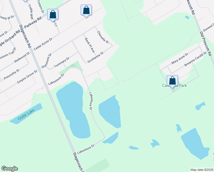 map of restaurants, bars, coffee shops, grocery stores, and more near 225 Summerview Terrace in Ottawa