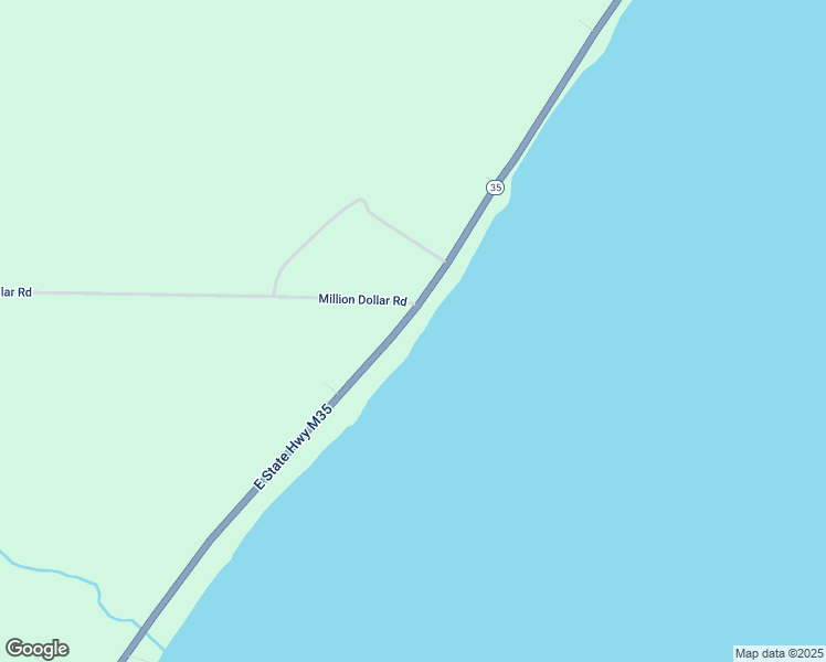 map of restaurants, bars, coffee shops, grocery stores, and more near Highway 35 in Menominee
