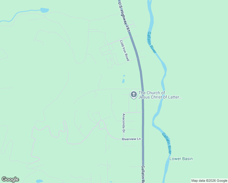 map of restaurants, bars, coffee shops, grocery stores, and more near 2619-2629 Cummings Lane in Gallatin Gateway