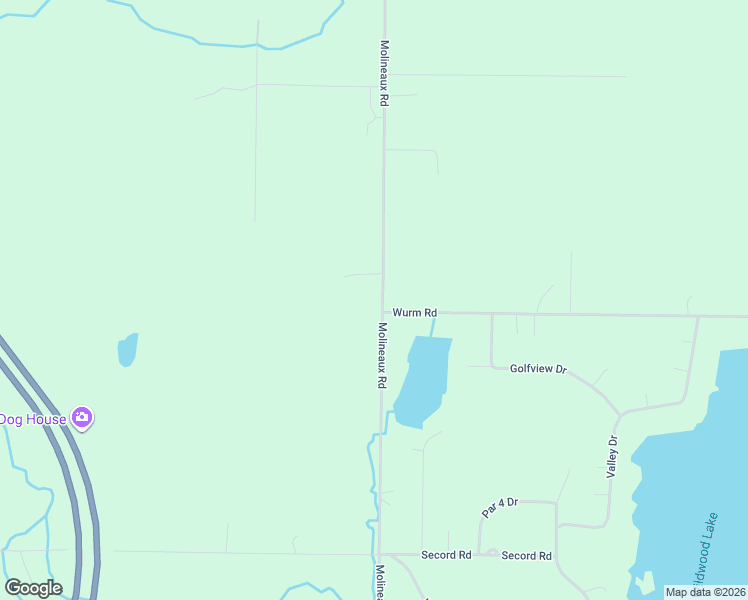 map of restaurants, bars, coffee shops, grocery stores, and more near 14984 Molineaux Rd in Wolverine
