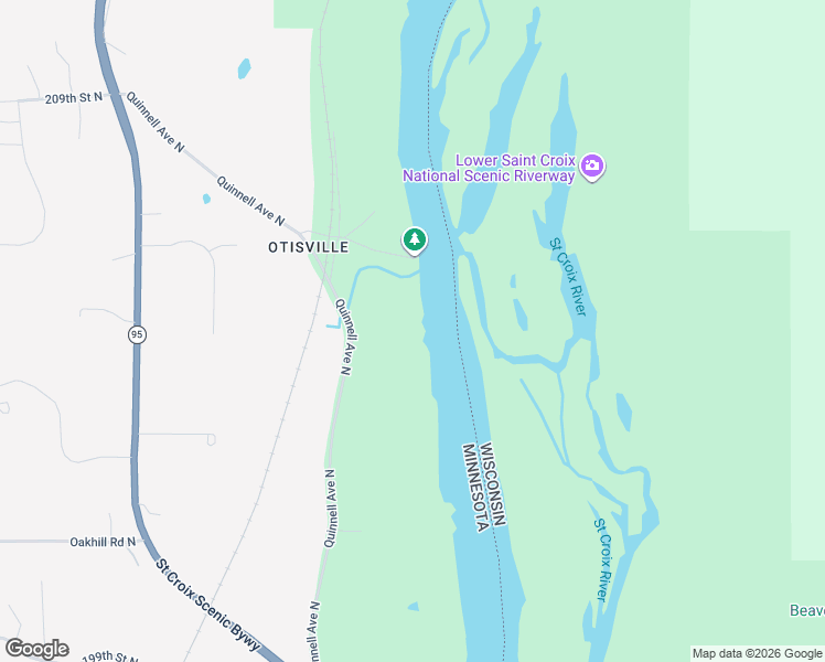 map of restaurants, bars, coffee shops, grocery stores, and more near 20299 Quinnell Avenue North in Scandia