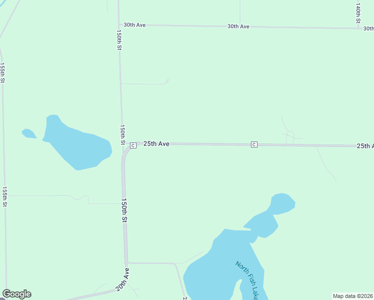 map of restaurants, bars, coffee shops, grocery stores, and more near 1474 25th Avenue in Amery