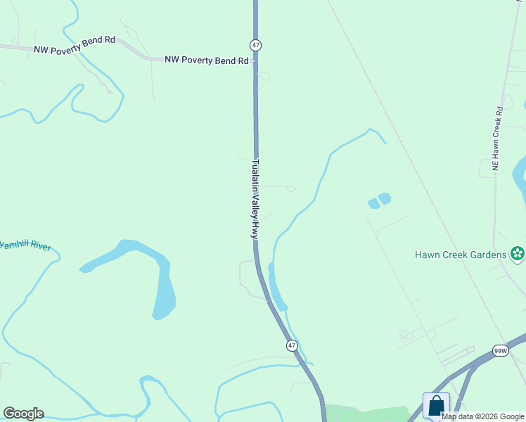 map of restaurants, bars, coffee shops, grocery stores, and more near 4150 Oregon 47 in McMinnville
