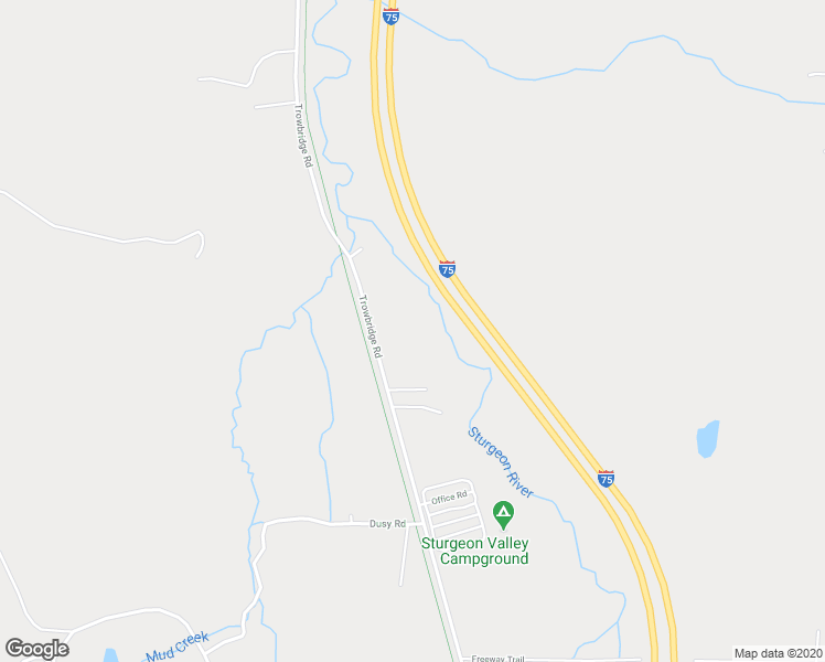 map of restaurants, bars, coffee shops, grocery stores, and more near 14721 Trowbridge Road in Wolverine