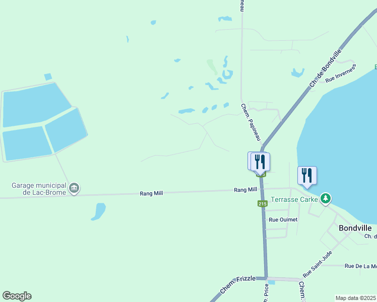 map of restaurants, bars, coffee shops, grocery stores, and more near 30 Rue Saint-Andrew in Fulford