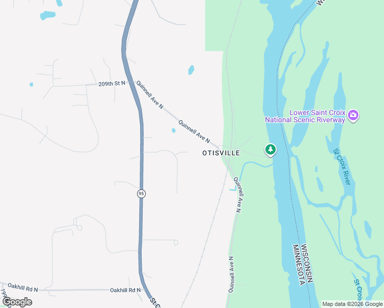 map of restaurants, bars, coffee shops, grocery stores, and more near 20525 Saint Croix Trail in Scandia
