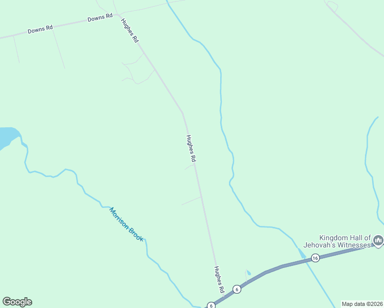 map of restaurants, bars, coffee shops, grocery stores, and more near Hughes Road in Sebec