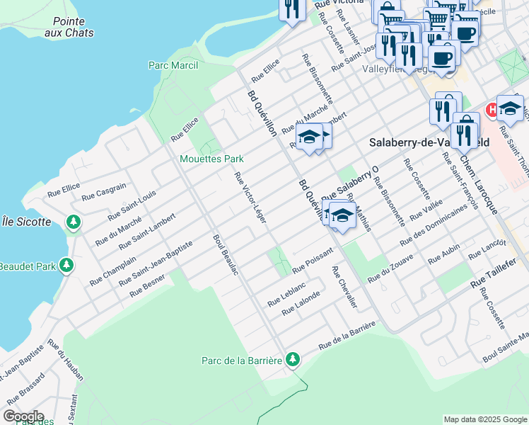 398 Rue Montcalm, SalaberrydeValleyfield QC Walk Score