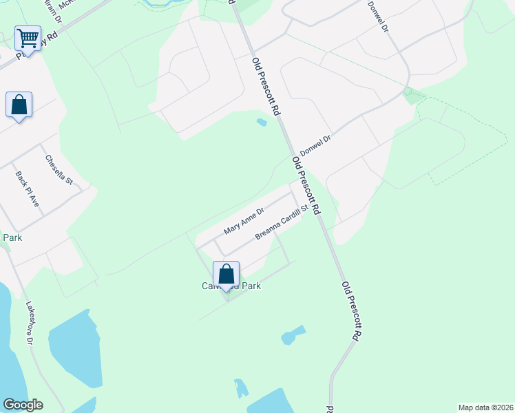 map of restaurants, bars, coffee shops, grocery stores, and more near 6934 Mary Anne Drive in Ottawa