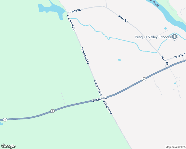 map of restaurants, bars, coffee shops, grocery stores, and more near 60 Sargent Hill Drive in Milo