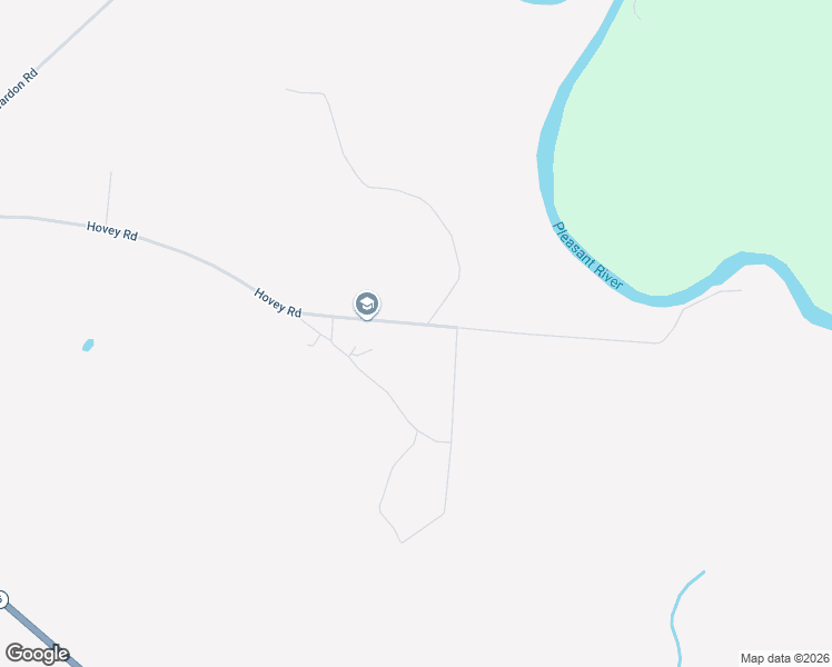 map of restaurants, bars, coffee shops, grocery stores, and more near Hovey Road in Milo