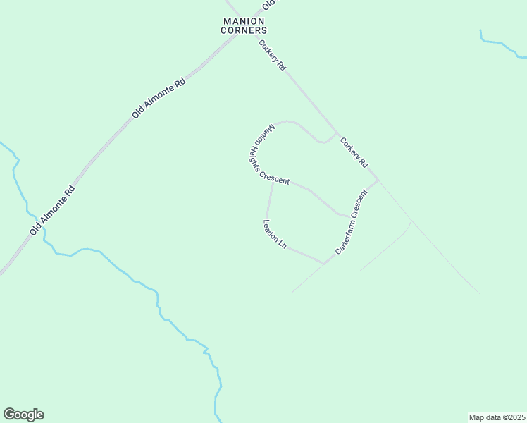 map of restaurants, bars, coffee shops, grocery stores, and more near 116 Leadon Lane in Ottawa