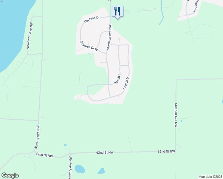 map of restaurants, bars, coffee shops, grocery stores, and more near 910 Morrison Avenue Northwest in Annandale