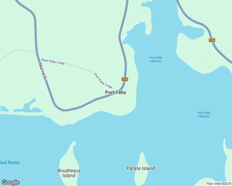 map of restaurants, bars, coffee shops, grocery stores, and more near in Port Felix