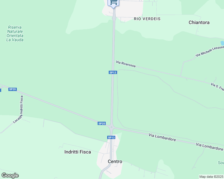 map of restaurants, bars, coffee shops, grocery stores, and more near 95 Via Torino in Città Metropolitana di Torino