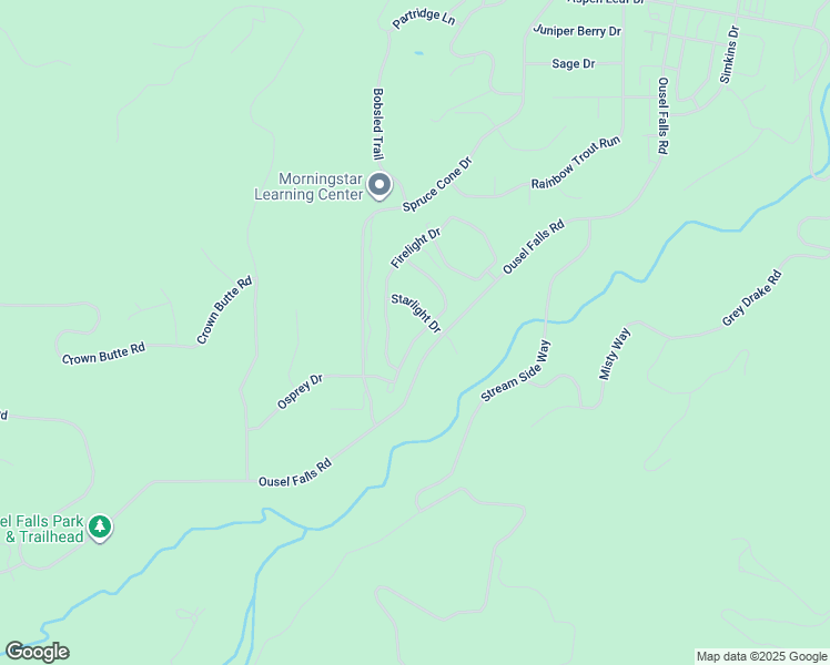map of restaurants, bars, coffee shops, grocery stores, and more near Starlight Drive in Gallatin Gateway