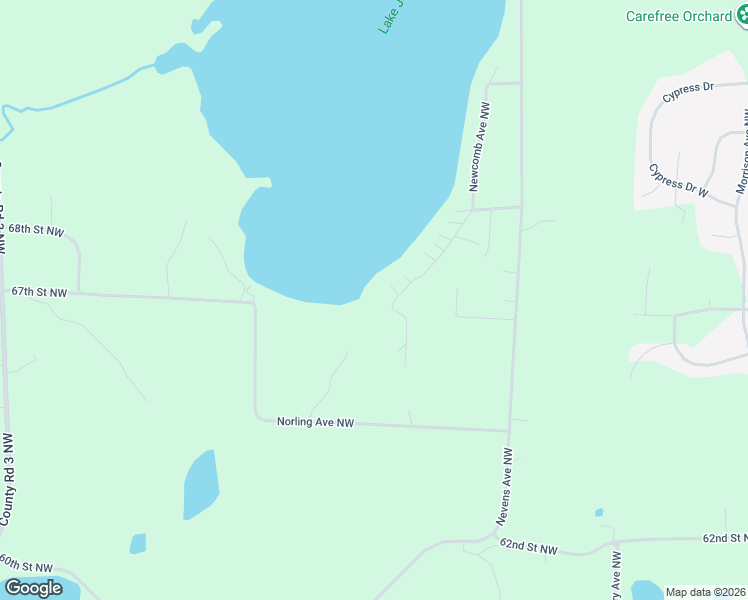 map of restaurants, bars, coffee shops, grocery stores, and more near 6801 Newcomb Avenue Northwest in Annandale