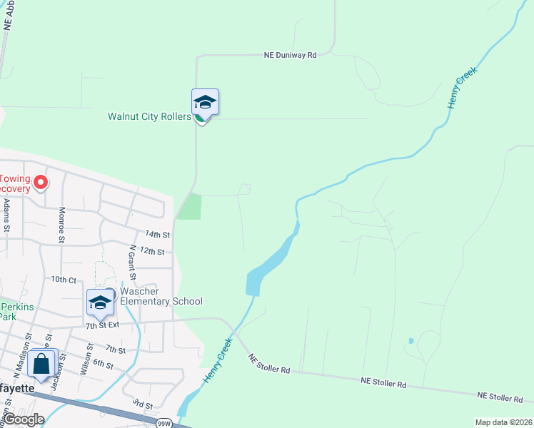 map of restaurants, bars, coffee shops, grocery stores, and more near 4930 Northeast Dawn Lane in Dayton