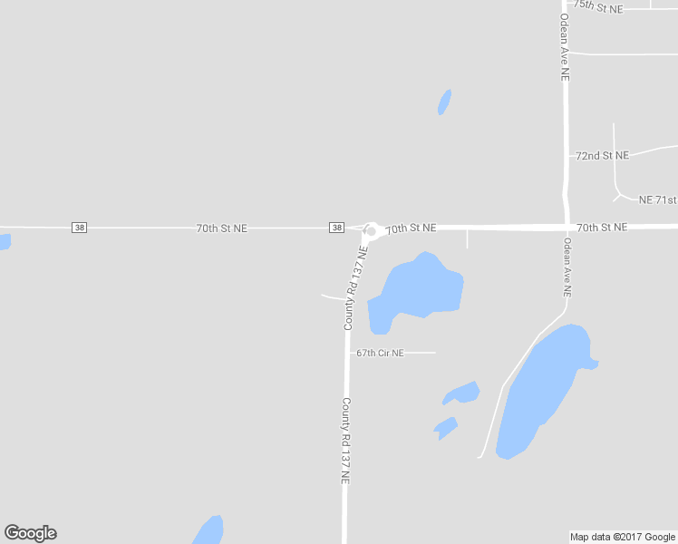 map of restaurants, bars, coffee shops, grocery stores, and more near 6995 Oakwood Avenue Northeast in Otsego