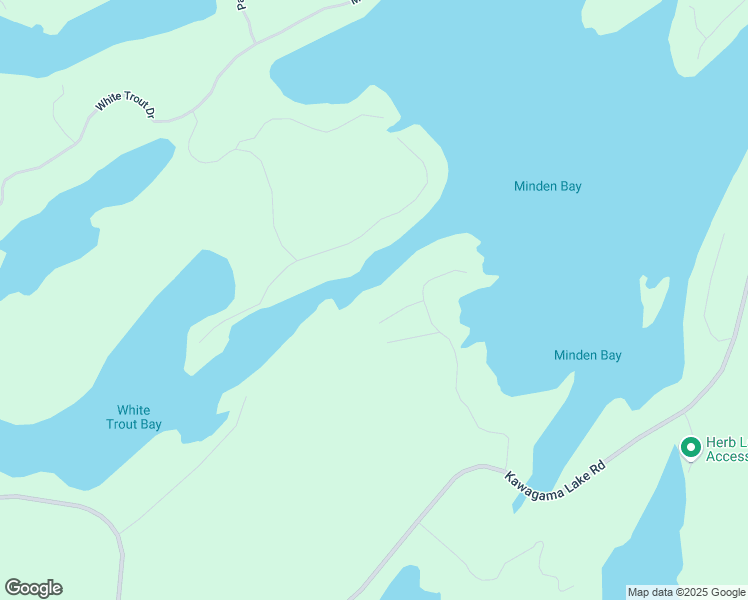 map of restaurants, bars, coffee shops, grocery stores, and more near Paradise Rd in Haliburton County