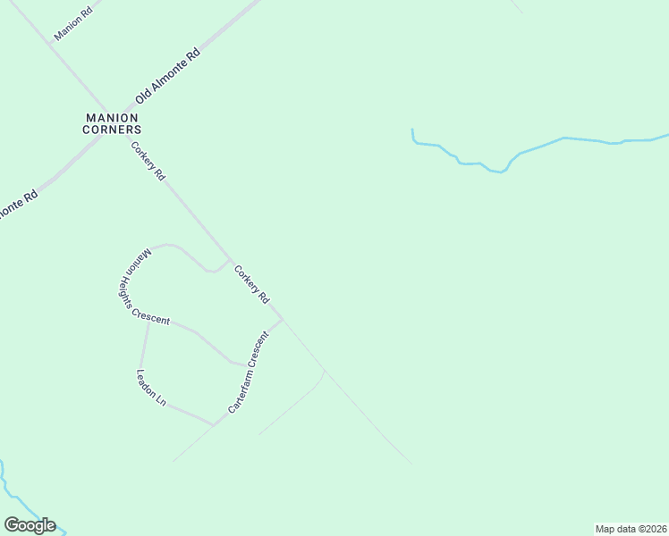 map of restaurants, bars, coffee shops, grocery stores, and more near 756 Corkery Road in Ottawa