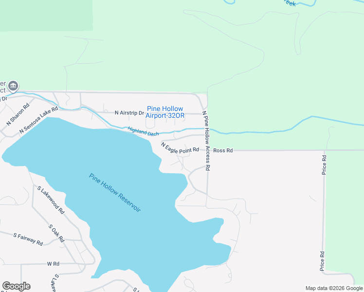 map of restaurants, bars, coffee shops, grocery stores, and more near 43 North Eagle Point Road in Tygh Valley