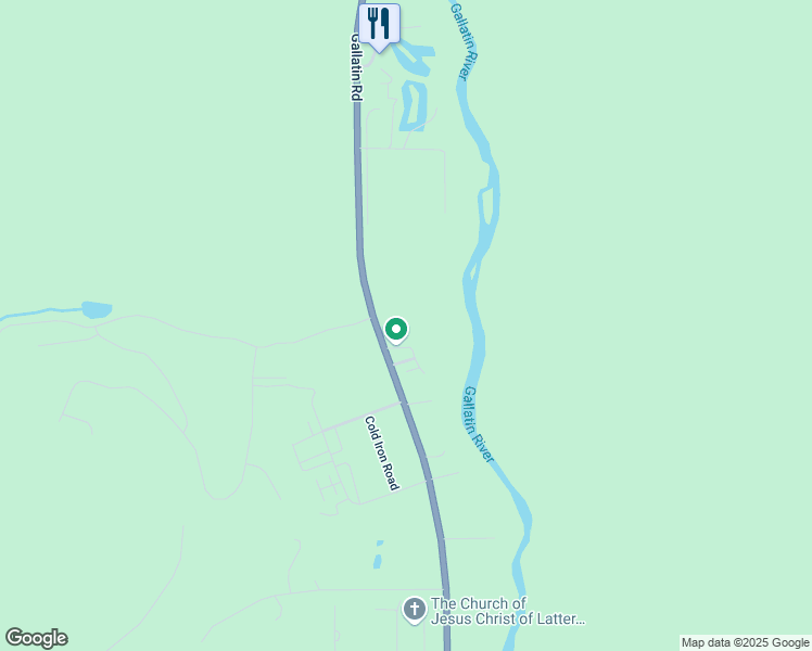 map of restaurants, bars, coffee shops, grocery stores, and more near 47200 Gallatin Road in Big Sky