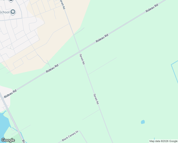 map of restaurants, bars, coffee shops, grocery stores, and more near 5123 Spratt Road in Ottawa
