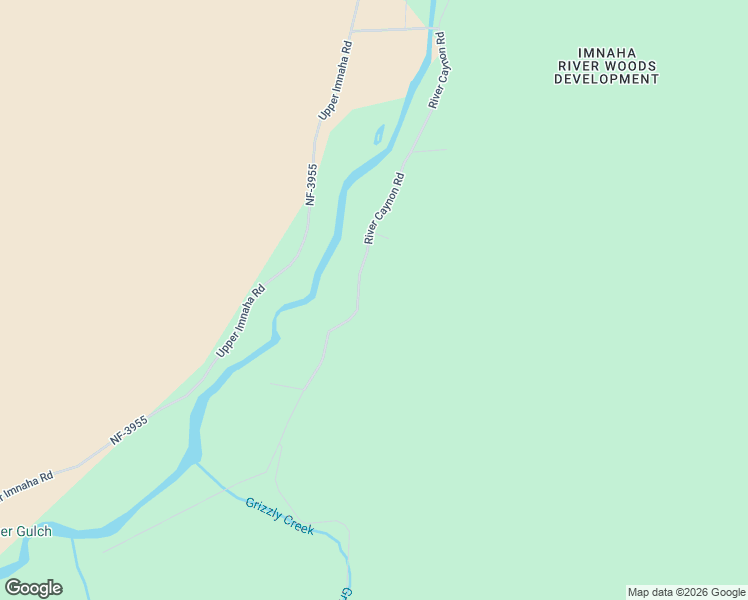 map of restaurants, bars, coffee shops, grocery stores, and more near 59877 River Canyon Road in Imnaha