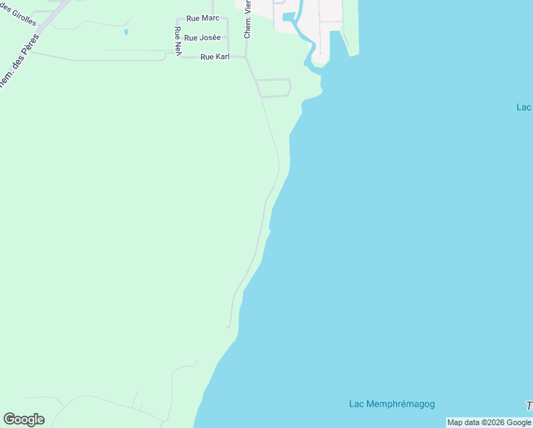 map of restaurants, bars, coffee shops, grocery stores, and more near 956 Chemin Viens in Magog