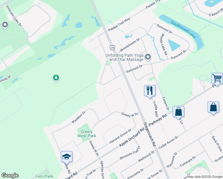 map of restaurants, bars, coffee shops, grocery stores, and more near 1317 Cornfield Crescent in Ottawa