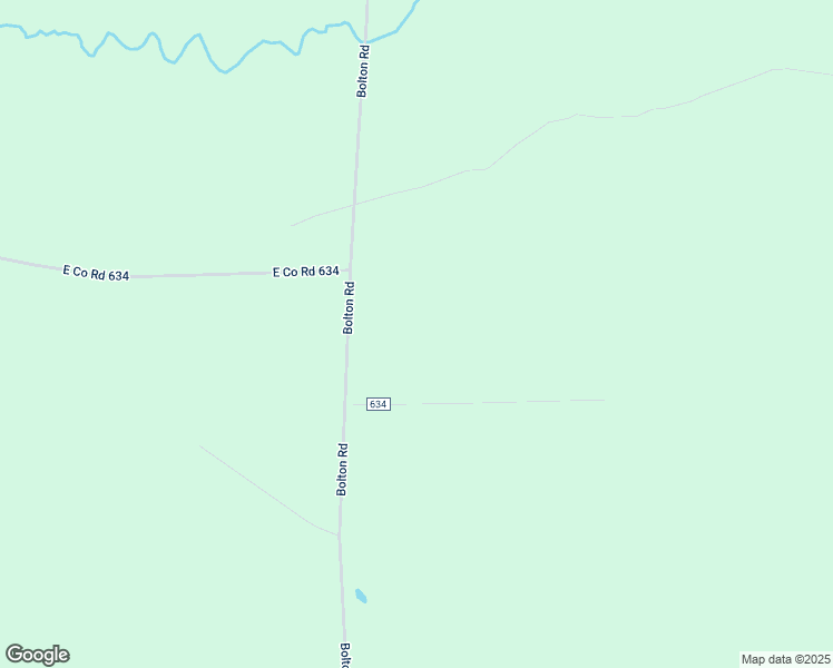 map of restaurants, bars, coffee shops, grocery stores, and more near County Road 634 in Posen