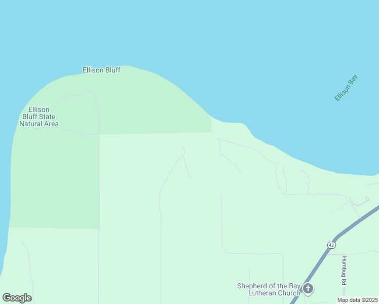 map of restaurants, bars, coffee shops, grocery stores, and more near 12004 Grasse Lane in Ellison Bay