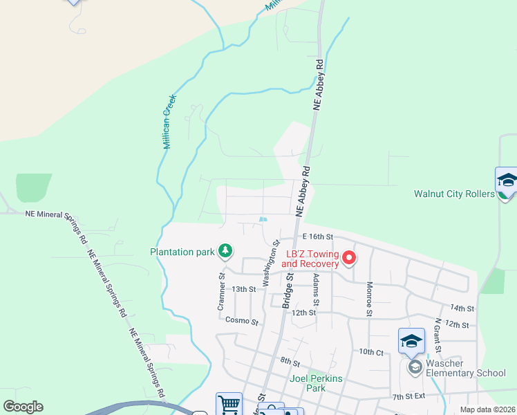 map of restaurants, bars, coffee shops, grocery stores, and more near 1713 N Kalapuya Pl in Lafayette