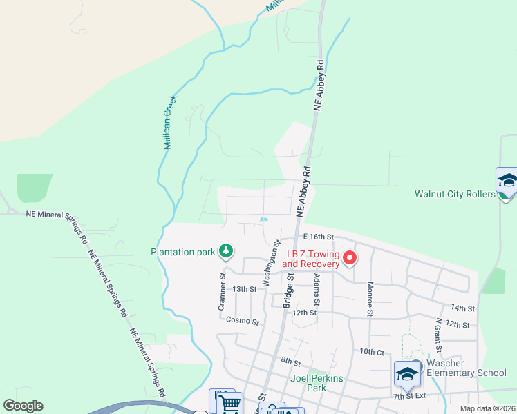 map of restaurants, bars, coffee shops, grocery stores, and more near 1713 N Kalapuya Pl in Lafayette