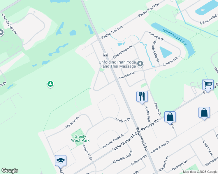 map of restaurants, bars, coffee shops, grocery stores, and more near 6572 Jack Pine Crescent in Ottawa