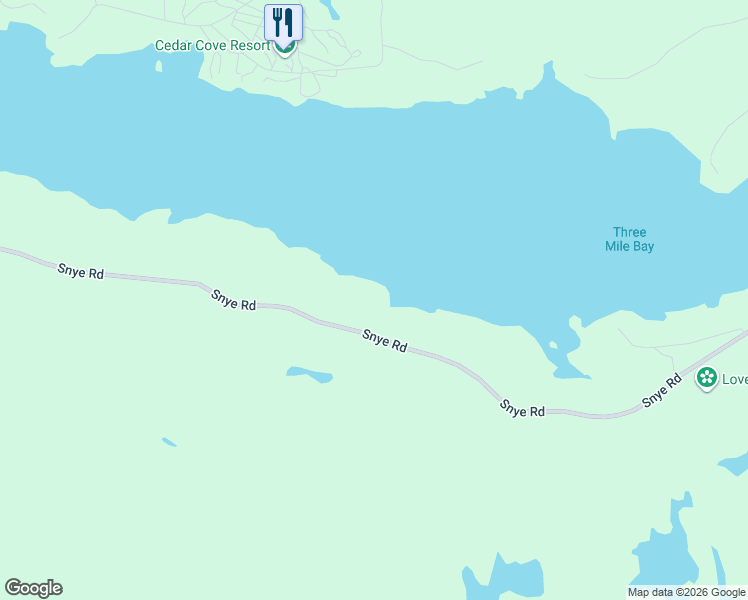 map of restaurants, bars, coffee shops, grocery stores, and more near 1252-1408 Snye Road in White Lake