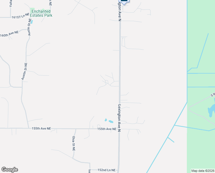 map of restaurants, bars, coffee shops, grocery stores, and more near 15740 Lexington Avenue Northeast in Ham Lake