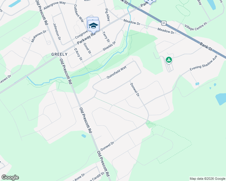 map of restaurants, bars, coffee shops, grocery stores, and more near 7067 Shadow Ridge Drive in Ottawa