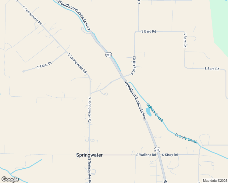 map of restaurants, bars, coffee shops, grocery stores, and more near 24200-24298 South Day Hill Road in Estacada