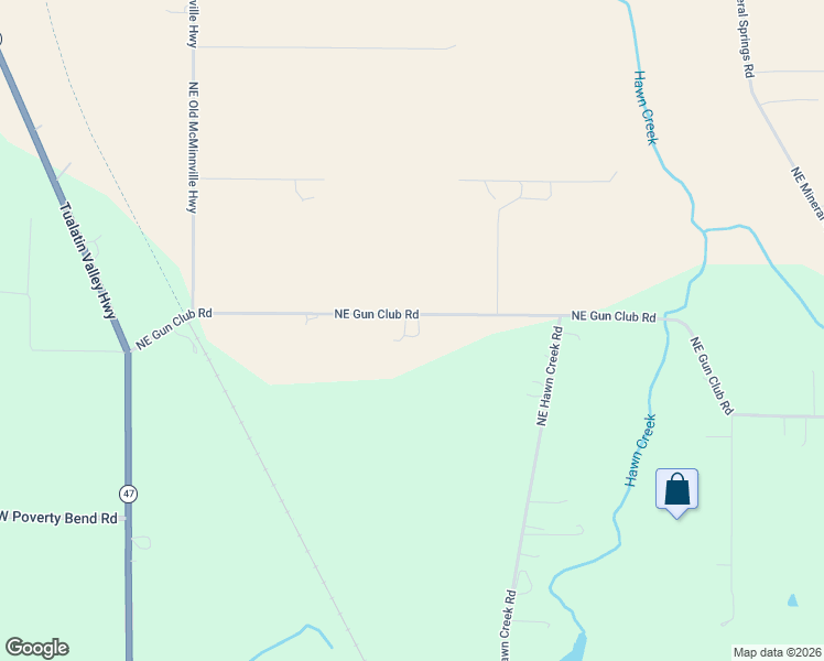 map of restaurants, bars, coffee shops, grocery stores, and more near 8300 Northeast Gun Club Road in Carlton