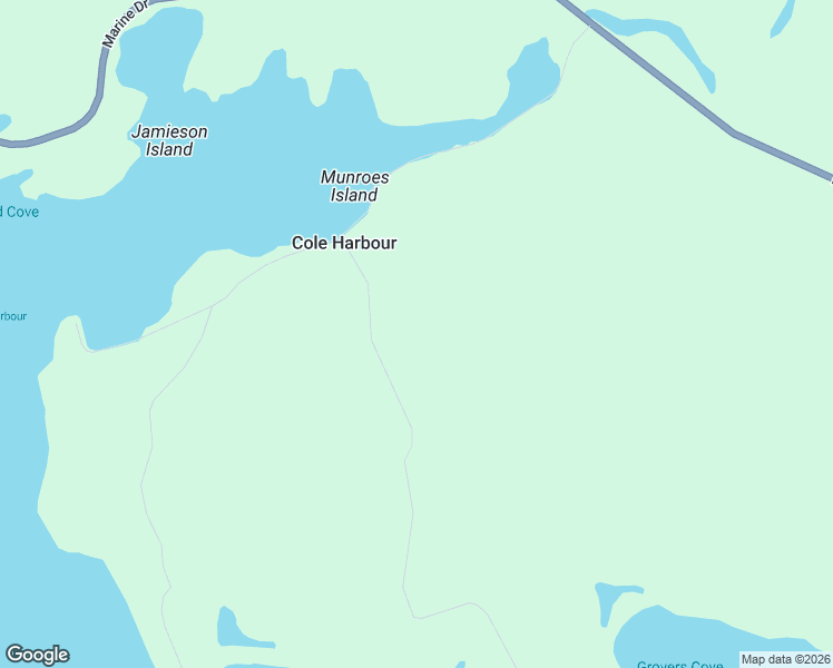 map of restaurants, bars, coffee shops, grocery stores, and more near 183 Cole Harbour Village Road in Larrys River