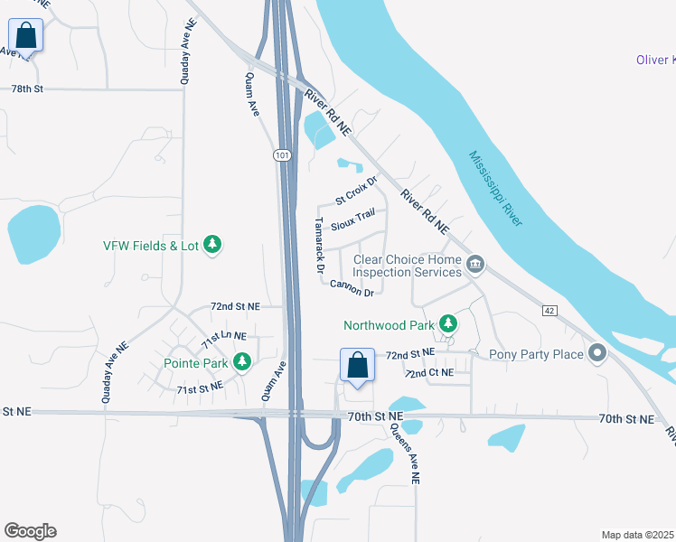 map of restaurants, bars, coffee shops, grocery stores, and more near 29 Cannon Drive in Otsego
