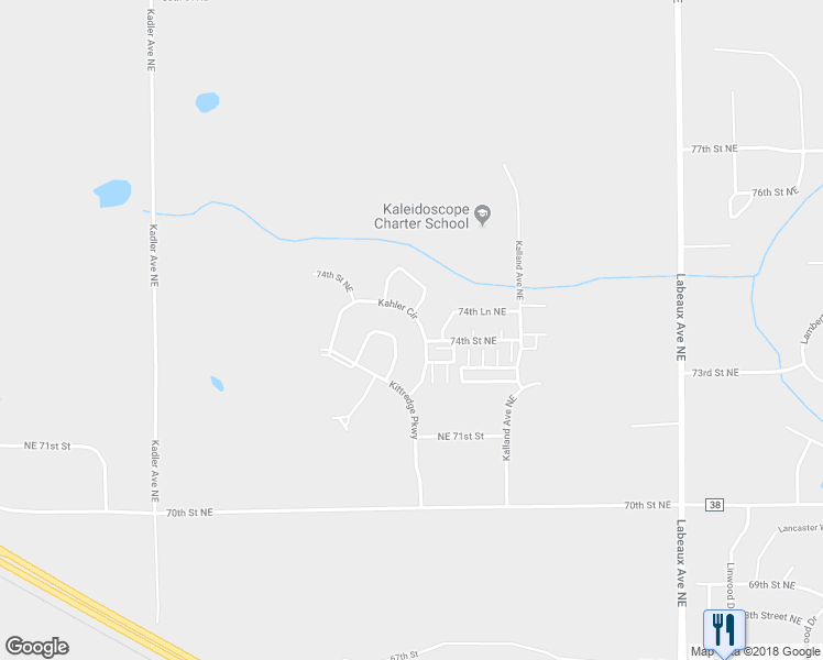 map of restaurants, bars, coffee shops, grocery stores, and more near 7320 Kahler Circle in Otsego