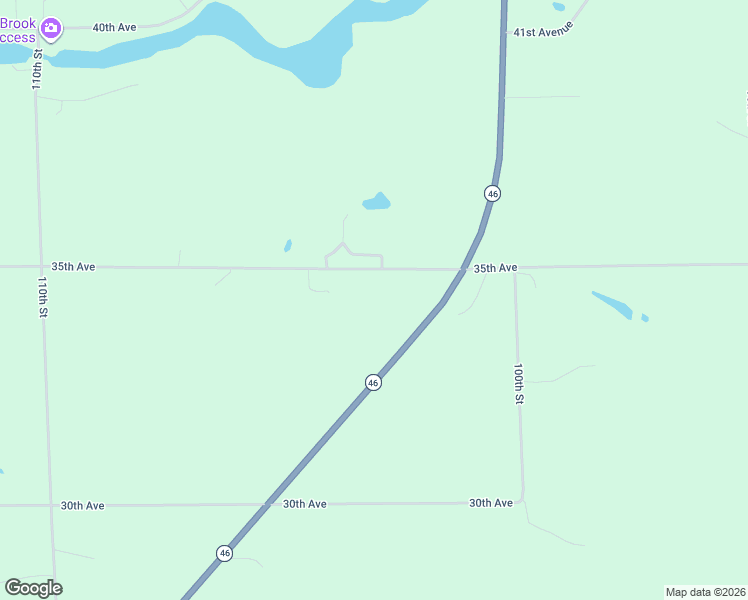 map of restaurants, bars, coffee shops, grocery stores, and more near 1030 35th Avenue in Amery