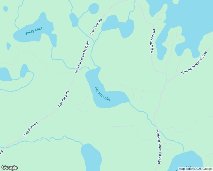 map of restaurants, bars, coffee shops, grocery stores, and more near 15884 French Lake Lane in Mountain