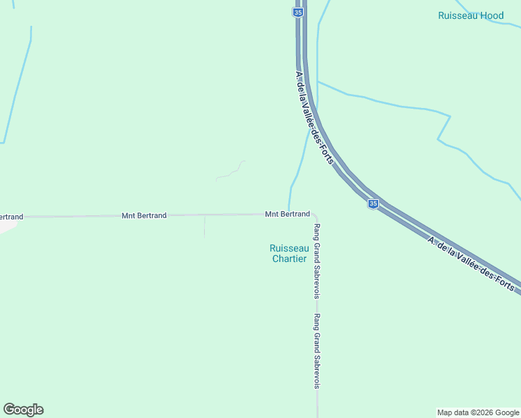 map of restaurants, bars, coffee shops, grocery stores, and more near 561 Montée Bertrand in Saint-Jean-sur-Richelieu