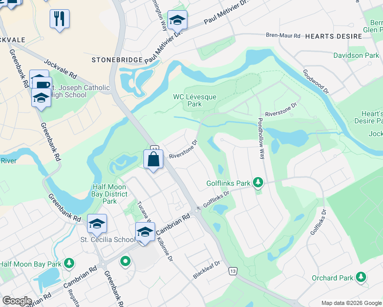 map of restaurants, bars, coffee shops, grocery stores, and more near in Ottawa