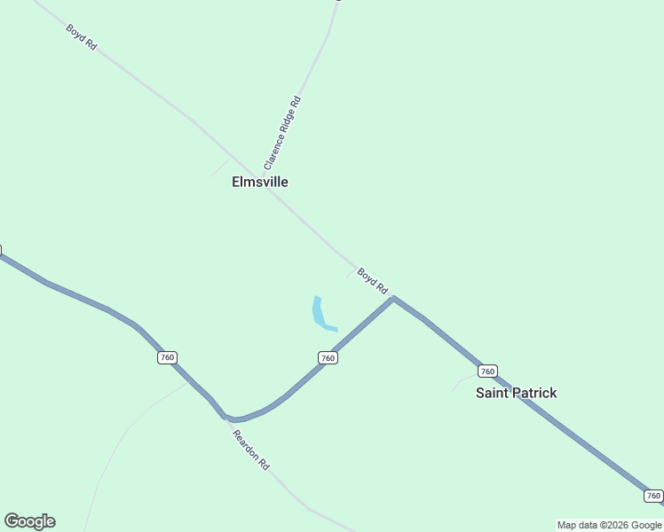 map of restaurants, bars, coffee shops, grocery stores, and more near 720 Boyd Road in Elmsville